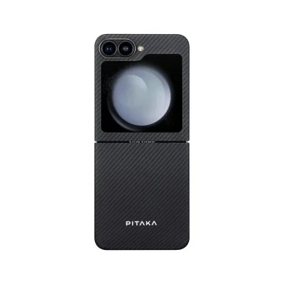 Cover Samsung Z Flip 6 Slim Case Pitaka - Black